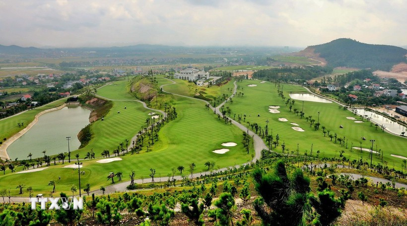 En un campo de golf en la provincia de Bac Ninh. (Fuente: VNA)