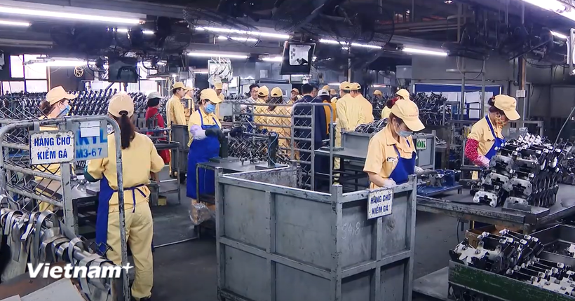 Las empresas vietnamitas se mantienen optimistas sobre el crecimiento en los mercados internacionales, según la última encuesta de HSBC. (Foto: VietnamPlus)