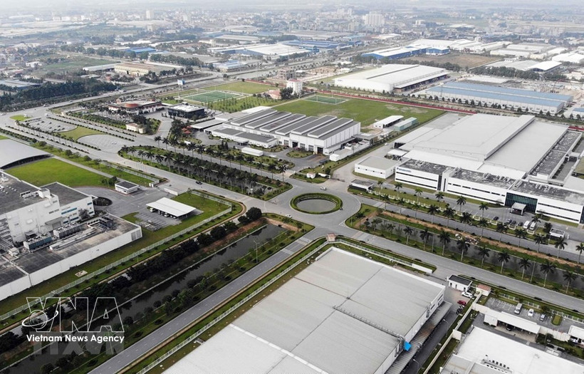 El Parque Industrial Thang Long II se encuentra en los distritos de Yen My y My Hao, en la provincia de Hung Yen. (Fuente: VNA)