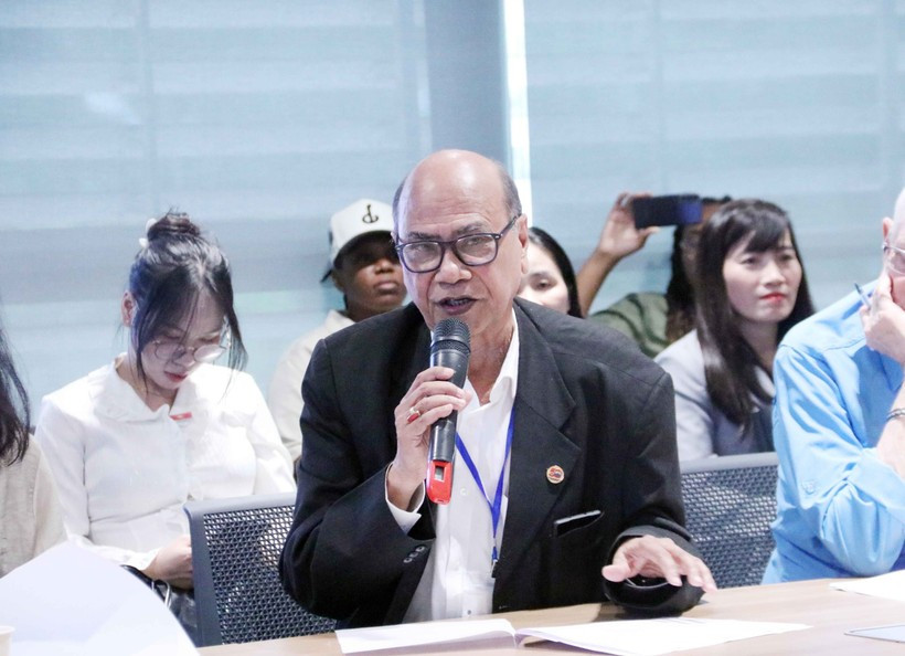 Pallab Sengupta, presidente del Consejo Mundial de la Paz. (Fuente: VNA)