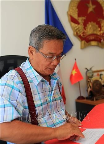 Dinh Ngoc Riem, destacado empresario vietnamita residente en Nueva Caledonia. (Fuente: VNA)