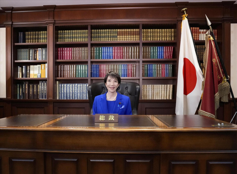 Takaichi Sanae, nueva presidenta del gobernante PLD de Japón. (Fuente: VNA)
