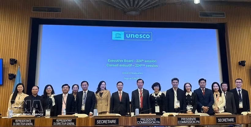 Delegados vietnamitas en el evento. (Fuente: VNA)