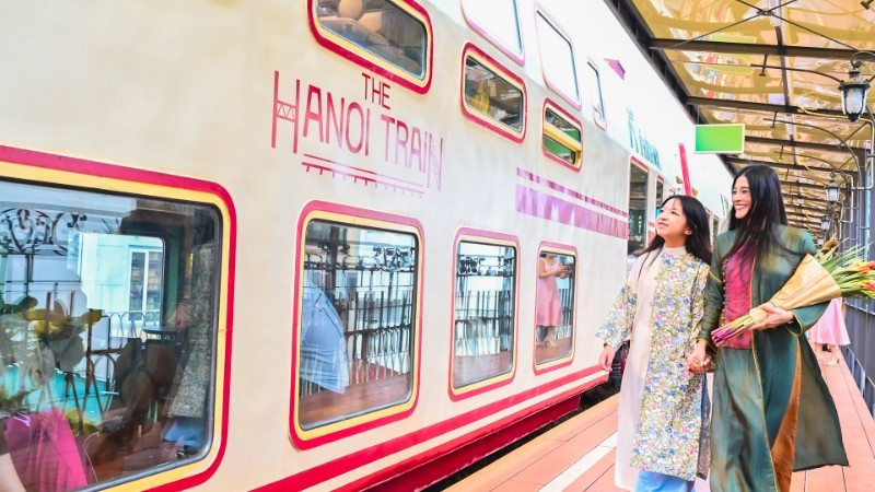 El Tren de Hanoi, también conocido como el “Tren de las Cinco Puertas”. (Fuente: nhandan.vn)