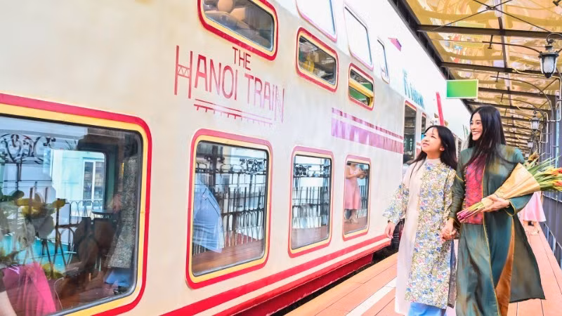 El Tren de Hanoi, también conocido como el “Tren de las Cinco Puertas”. (Fuente: nhandan.vn)