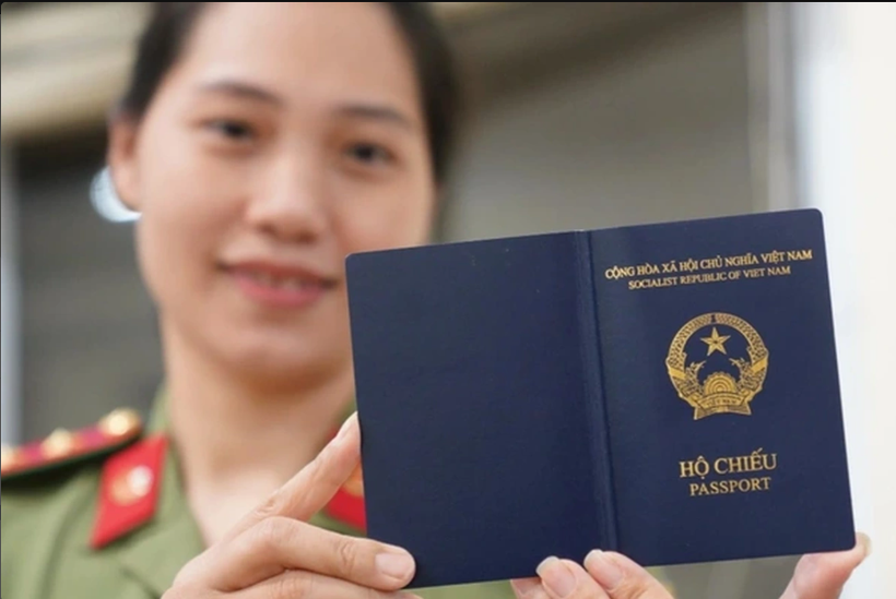 Nuevo modelo de pasaporte de Vietnam. (Fuente: dantri.com.vn) 
