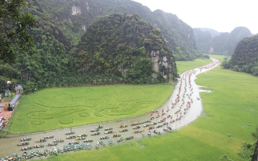 El complejo paisajístico de Trang An. (Fuente: VNA)