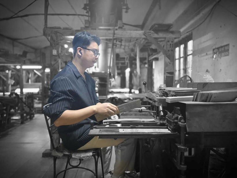 La aldea de seda de Van Phuc aplica tecnología y transformación digital en la producción. (Fuente: Bnews)