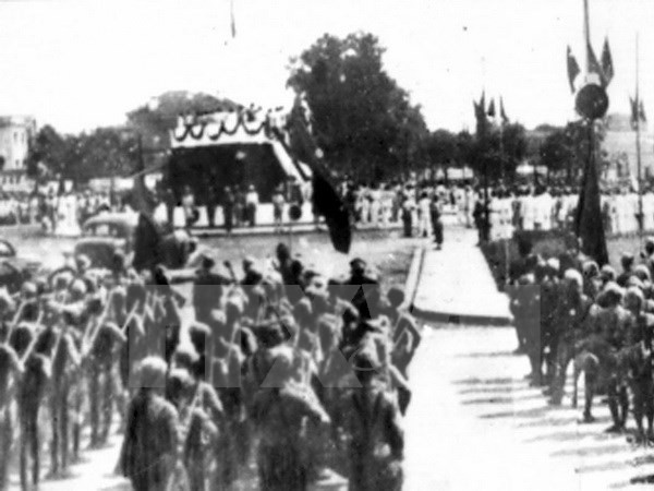 La plaza de Ba Dinh, Hanoi, en el Día de la Independencia (2 de septiembre), (Fuente: VNA)