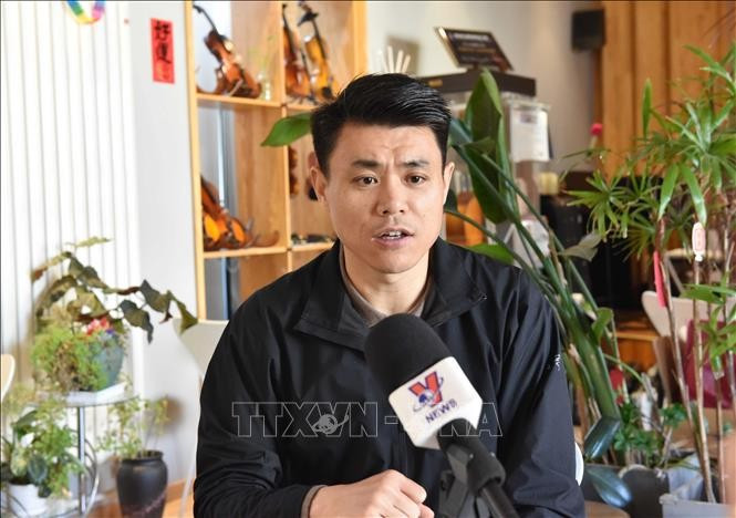El jefe del Departamento en vietnamita de la Televisión Central de China, Wei Wei. (Fuente: VNA)