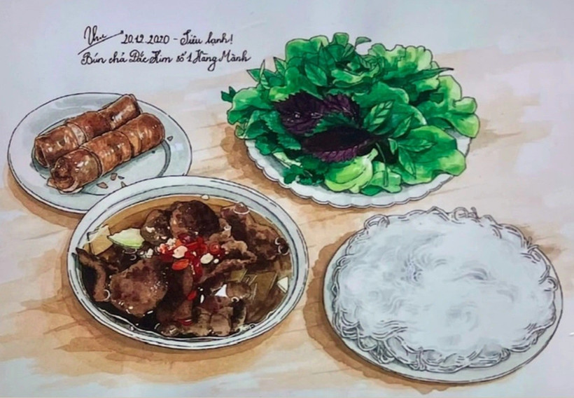 Foto ilustrattiva. (Fuente: el proyecto “Bocetos de los sabores del casco antiguo de Hanoi”)