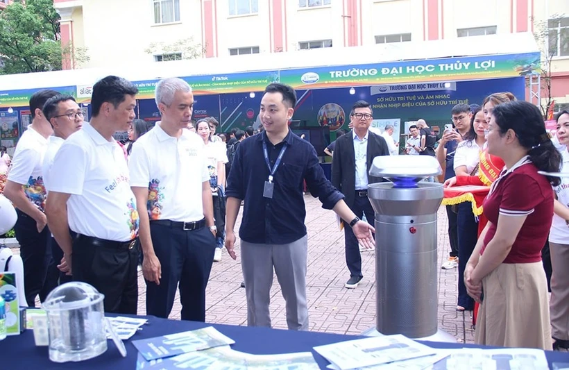 Delegados en el Día Mundial de la Propiedad Intelectual en abril pasado. (Fuente: hanoimoi.vn)