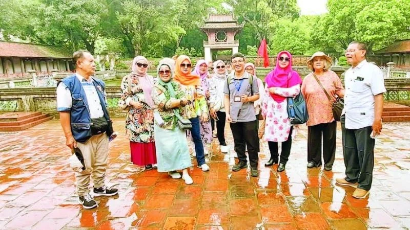 Turistas musulmanes visitan Hanoi. (Fuente: nhandan.vn)