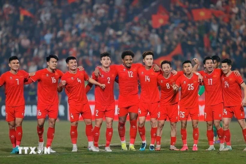 La selección nacional de fútbol de Vietnam (Fuente: VNA)