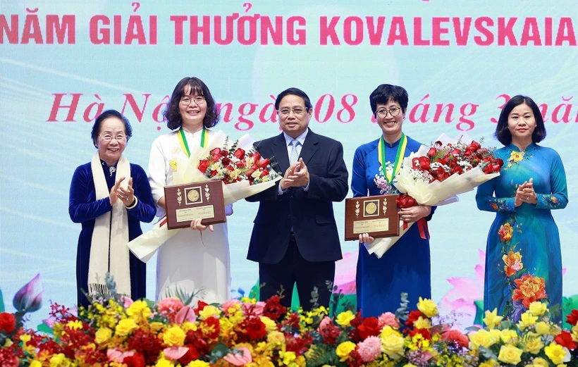 El primer ministro Pham Minh Chinh en el evento. (Fuente: VNA)