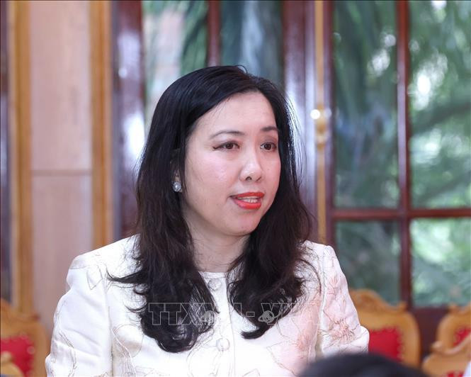 La viceministra de Relaciones Exteriores Le Thi Thu Hang (Fuente: VNA)