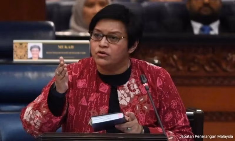 La ministra del Departamento del Primer Ministro, Azalina Othman. (Fuente: Departamento de Información de Malasia)