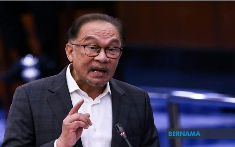 El primer ministro malasio, Anwar Ibrahim. (Fuente: Bernama)