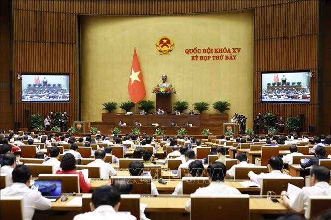 El séptimo periodo de sesiones de la XV legislatura de la Asamblea Nacional de Vietnam (Fuente: VNA)
