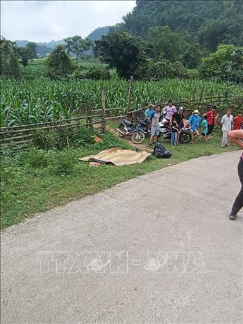 Escena del accidente (Fuente:VNA)
