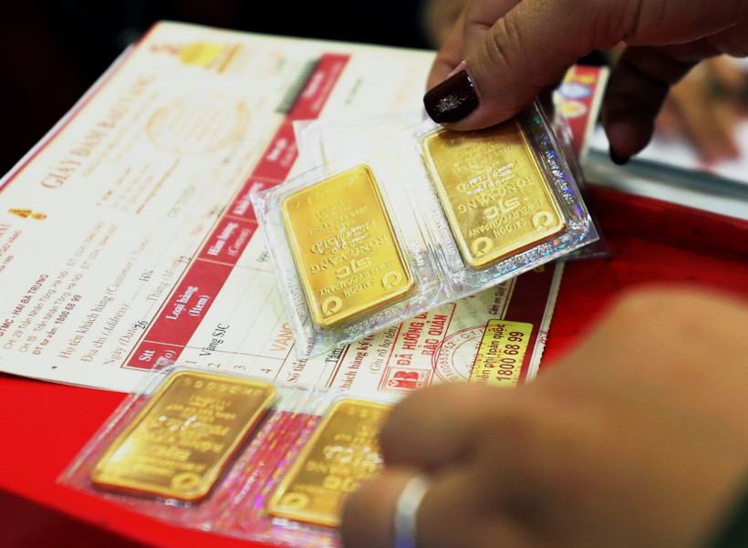 La subasta tiene como objetivo estabilizar el mercado del oro. (Foto: VNA)