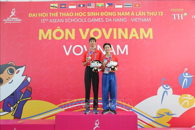 El equipo nacional de Vovinam gana dos medallas de plata en los XIII Juegos Escolares de la ASEAN. (Foto: VNA)