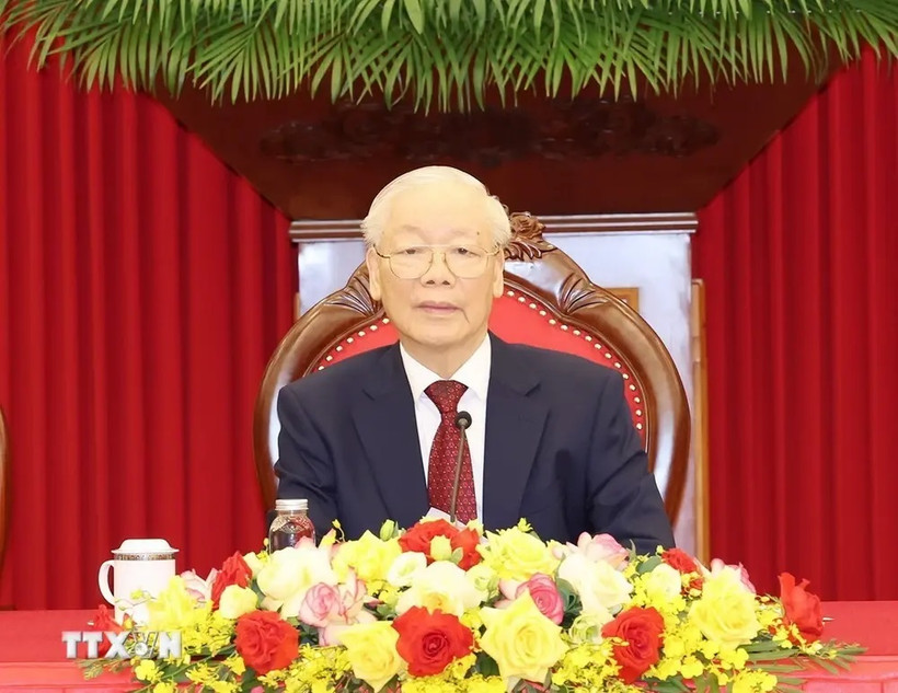 El secretario general del Partido Comunista de Vietnam, Nguyen Phu Trong. (Foto: VNA)