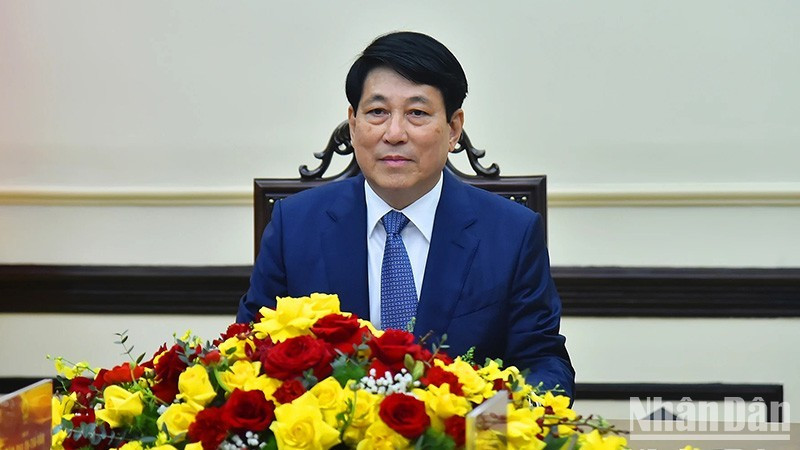 El presidente de Vietnam, Luong Cuong (Foto: Nhan Dan)