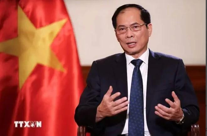 El ministro de Relaciones Exteriores del país indochino, Bui Thanh Son. (Fuente: VNA) screenshot-2024-08-02-100814-4031.jpg.webp