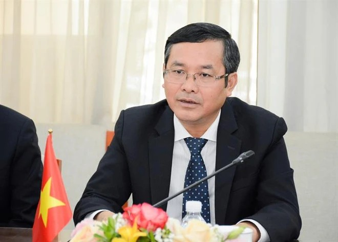 El viceministro de Educación y Formación Nguyen Van Phuc en la sesión de trabajo. (Foto: Vietnam+) qgv5vg1x.png