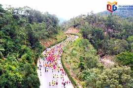 La carrera Yen Tu Heritage 2024 atrae a unos 6.000 atletas. (Foto: baoquangninh.vn)