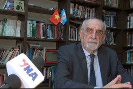 El secretario general del Partido Comunista de Argentina, Jorge Kreyness (Foto: VNA)