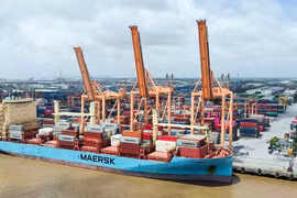El Ministerio de Industria y Comercio reconoce que las importaciones y exportaciones de mercancías de Vietnam van por el buen camino (Fuente: baodautu.vn)