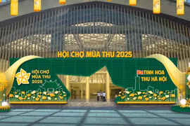 Entrada a la Feria de Otoño 2025. (Foto: VnEconomy)