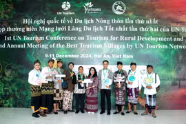 Delegados participan en la conferencia Internacional sobre Turismo Rural en Quang Nam. (Foto: Vietnam+)