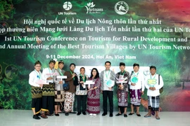 Delegados participan en la conferencia Internacional sobre Turismo Rural en Quang Nam. (Foto: Vietnam+)