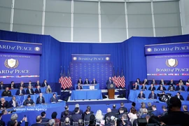 El secretario general del PCV, To Lam, participa en la sesion inaugural de la Junta de Paz sobre Gaza, en Washington. Foto: VNA