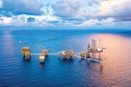 Una plataforma autoelevable marina operada por Petrovietnam. (Foto: pvn.vn)