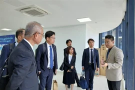 Empresas japonesas visitan y conocen el ecosistema de startups e innovación en el Parque de Software n.º 2 de Da Nang. (Foto: VNA)