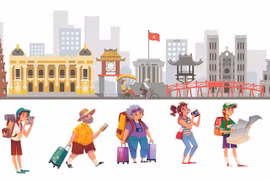 Llegadas de turistas extranjeros a Vietnam crecen 21,5%