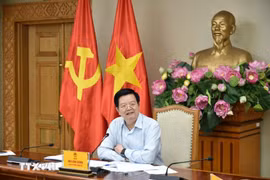 El viceprimer ministro Mai Van Chinh en la reunión. (Foto: VNA)