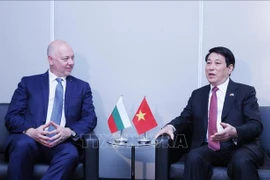 El presidente de Vietnam, Luong Cuong, se reúne con el primer ministro de Bulgaria, Rosen Zhelyazkov. (Foto: VNA)