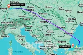 Vietnam Airlines desvía vuelo Frankfurt – Ciudad Ho Chi Minh a Estambul por emergencia médica. (Foto: Bnews/VNA)