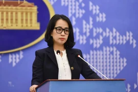 La portavoz del Ministerio de Relaciones Exteriores de Vietnam, Pham Thu Hang. (Foto: VNA)