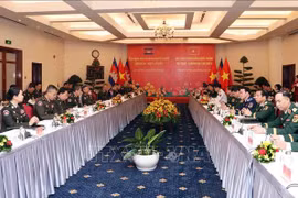 Panorama del octavo Diálogo sobre Política de Defensa Vietnam-Camboya. (Foto: VNA)