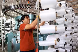 Producción de hilo de seda para la industria textil en el distrito de Binh Chanh, Ciudad Ho Chi Minh. (Foto de ilustración. Fuente: VNA)