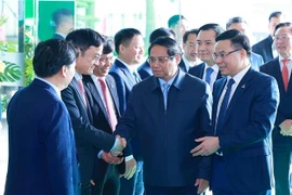 El primer ministro de Vietnam, Pham Minh Chinh, asiste a la conferencia de implementación del plan de Petrovietnam para 2025 (Fuente: VNA)