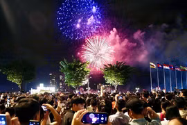 Ciudad Ho Chi Minh celebrará el Año Nuevo con seis puntos de fuegos artificiales. (Foto: VNA)