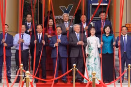La presentación de la agencia de gestión del Centro Financiero Internacional. Foto: VNA