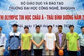 Seis estudiantes vietnamitas ganan medallas en la Olimpiada. (Foto: VNA)